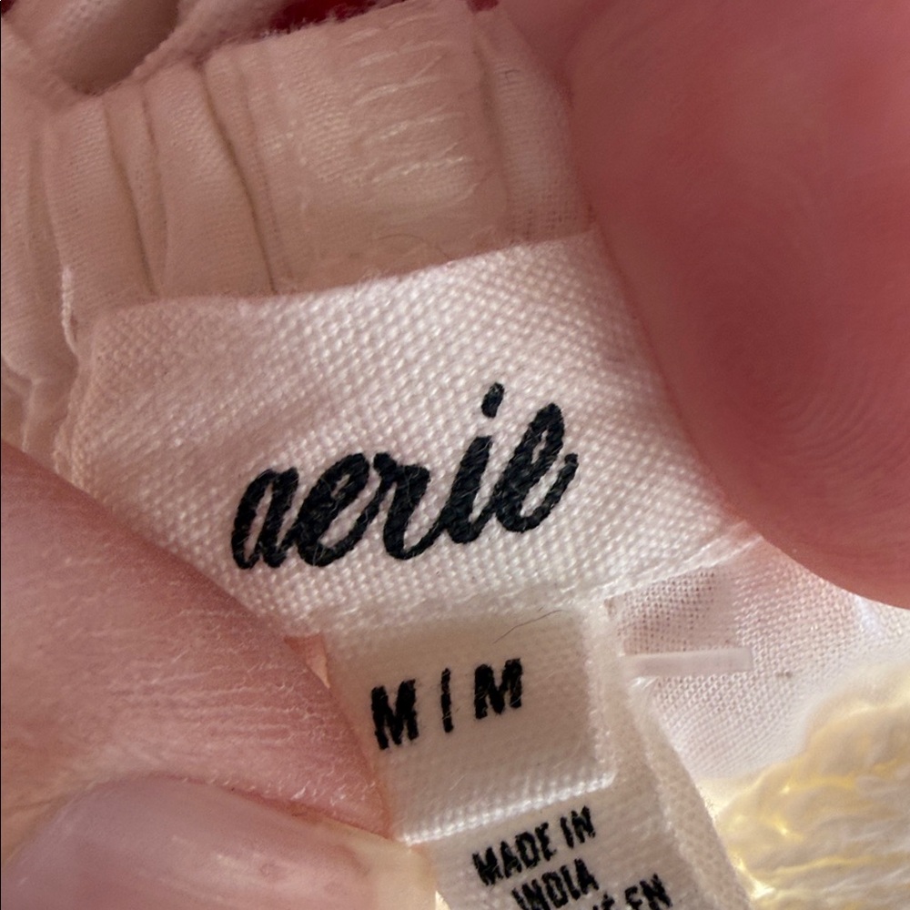 Aerie Ivory Knit Bodice Mini Dress - Picture 6 of 9